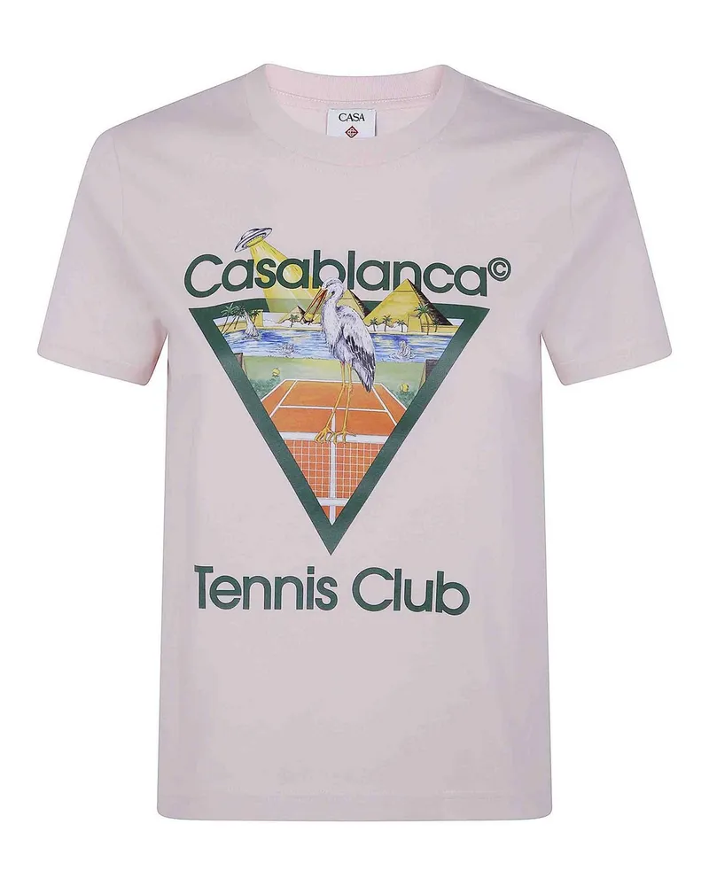 Casablanca Paris T-Shirt - Rosa Rosa