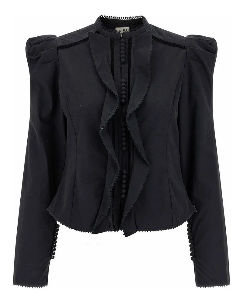 Isabel Marant Hemd - Schwarz Schwarz