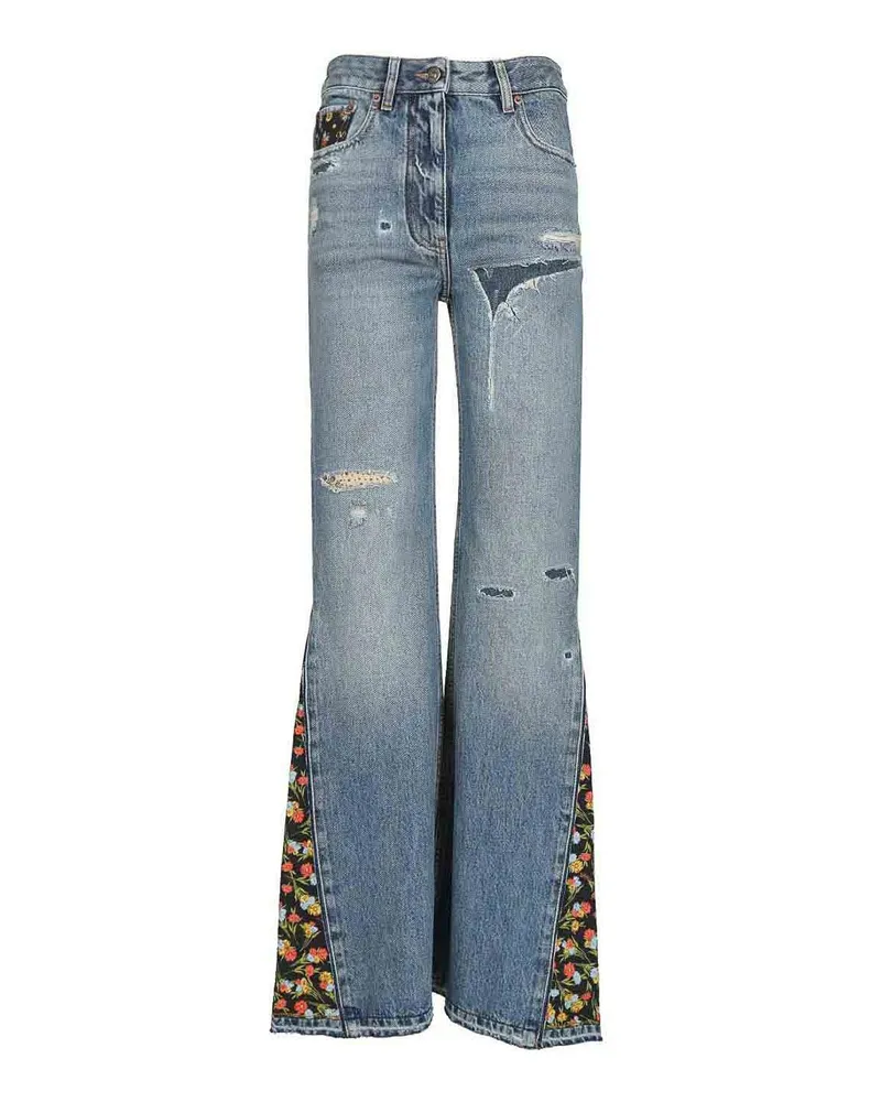 Valentino Garavani Schlagjeans - Blau Blau