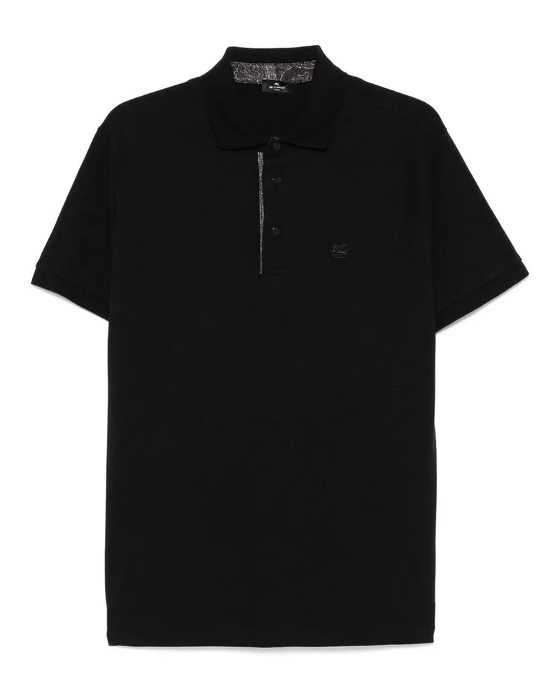 Etro Poloshirt - Schwarz Schwarz