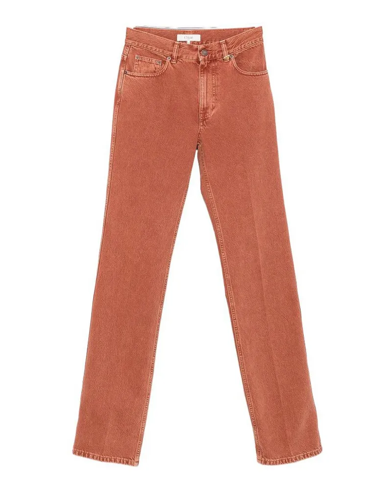 Chloé Straight Leg Jeans - Braun Braun