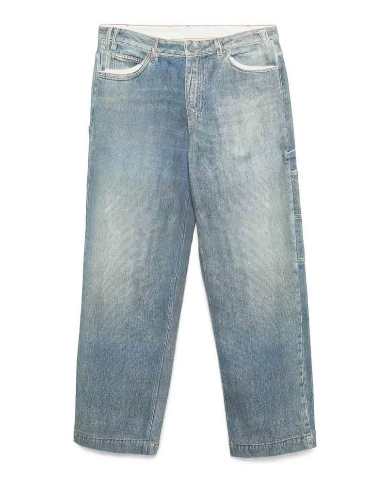 Emporio Armani Bootcut Jeans - Blau Blau