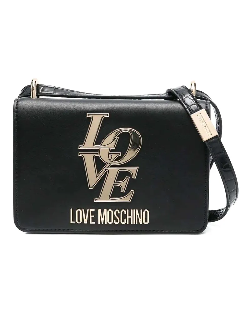 Moschino Schultertasche - Schwarz Schwarz