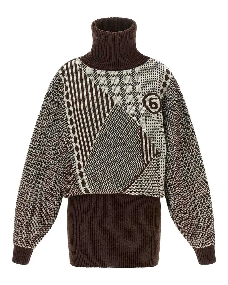 Maison Margiela Rollkragenpullover - Braun Braun