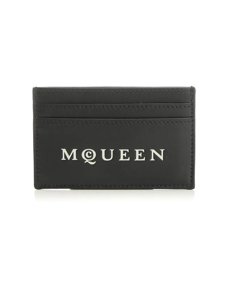 Alexander McQueen Portemonnaie - Schwarz Schwarz
