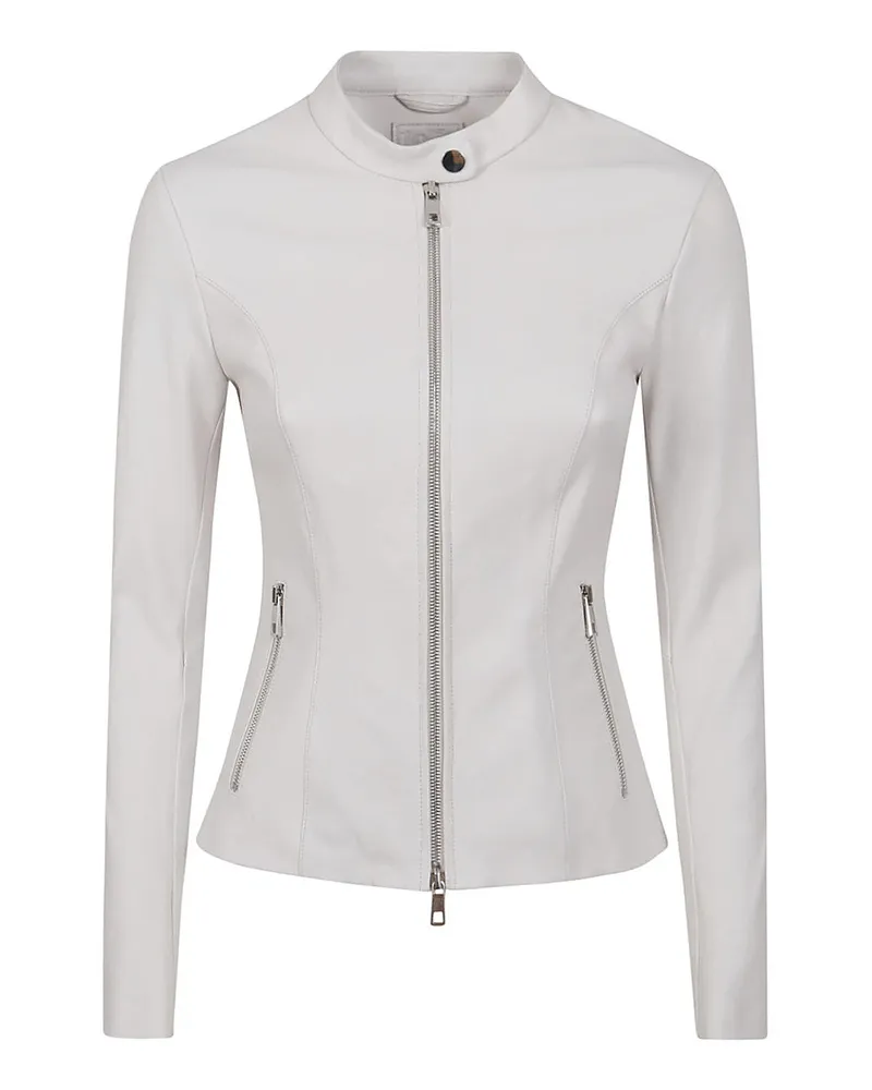 DESA Lederjacke - Weiß Weiß