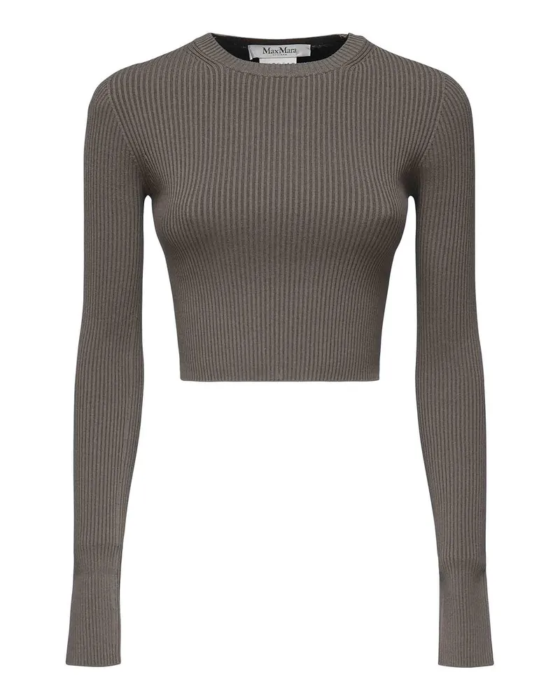 Max Mara Top - Grau Grau