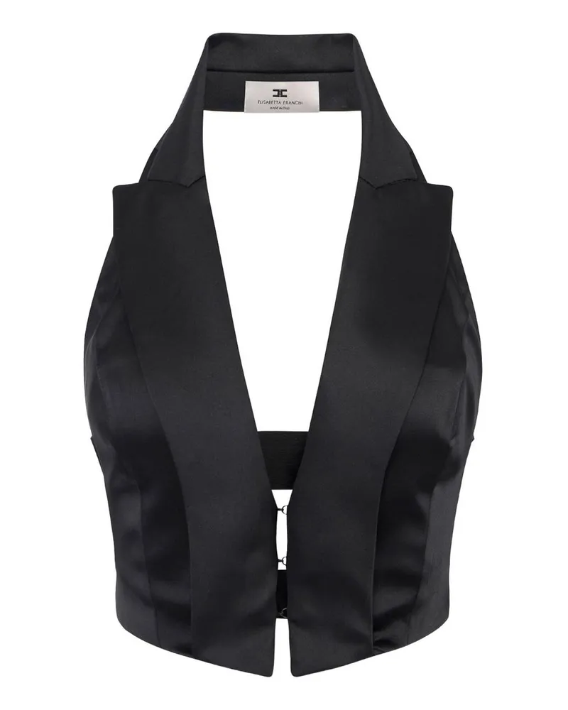 Elisabetta Franchi Weste - Schwarz Schwarz