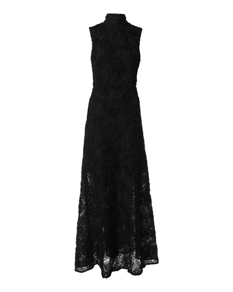 ROTATE Birger Christensen Maxikleid - Schwarz Schwarz