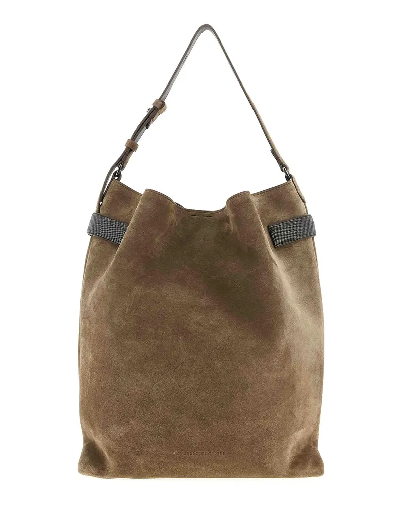 Brunello Cucinelli Schultertasche - Braun Braun