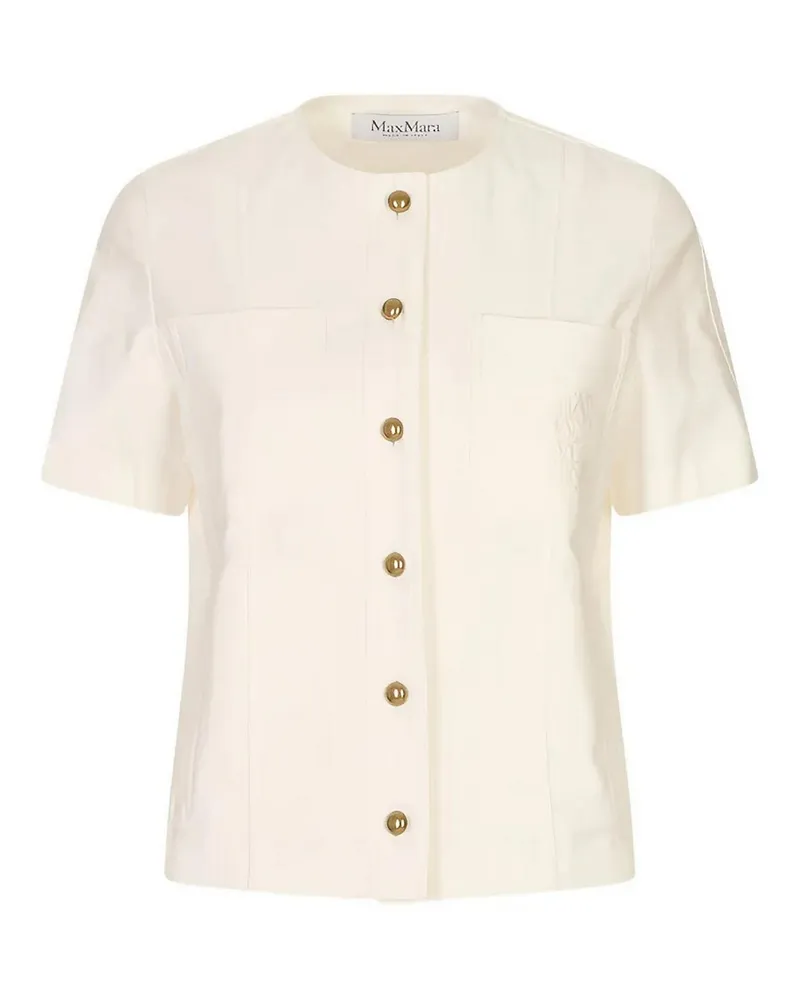 Max Mara Top - Weiß Weiß