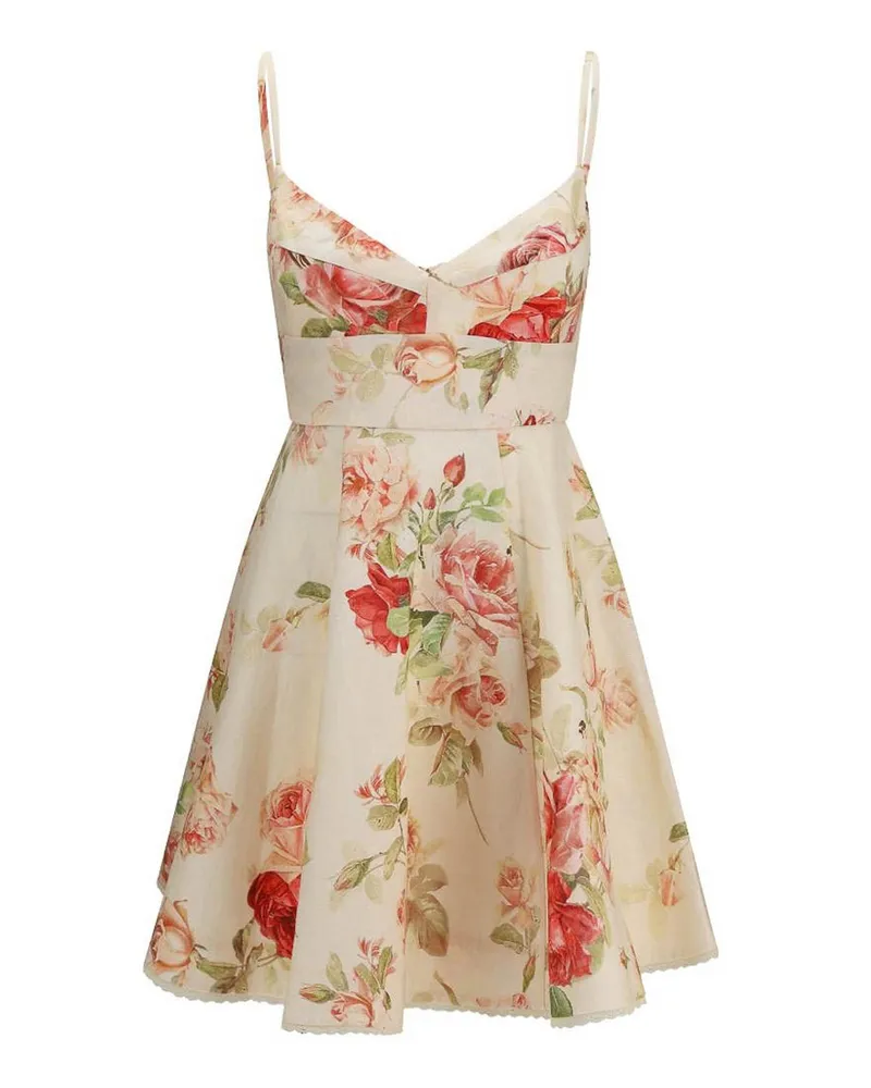 Zimmermann Kurzes Kleid - Hellbeige Hellbeige