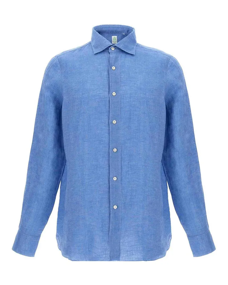 Finamore 1925 Hemd - Blau Blau