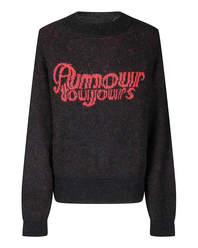 Carne Bollente Rundhalspullover - Schwarz Schwarz