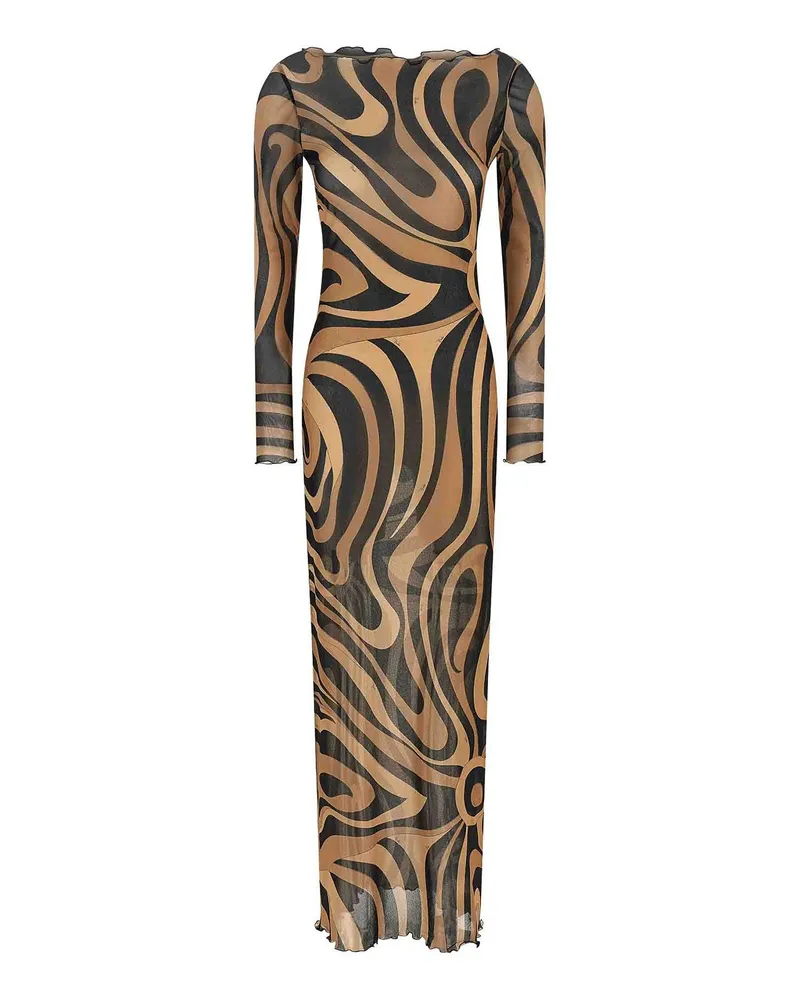 Emilio Pucci Maxikleid - Bunt Bunt