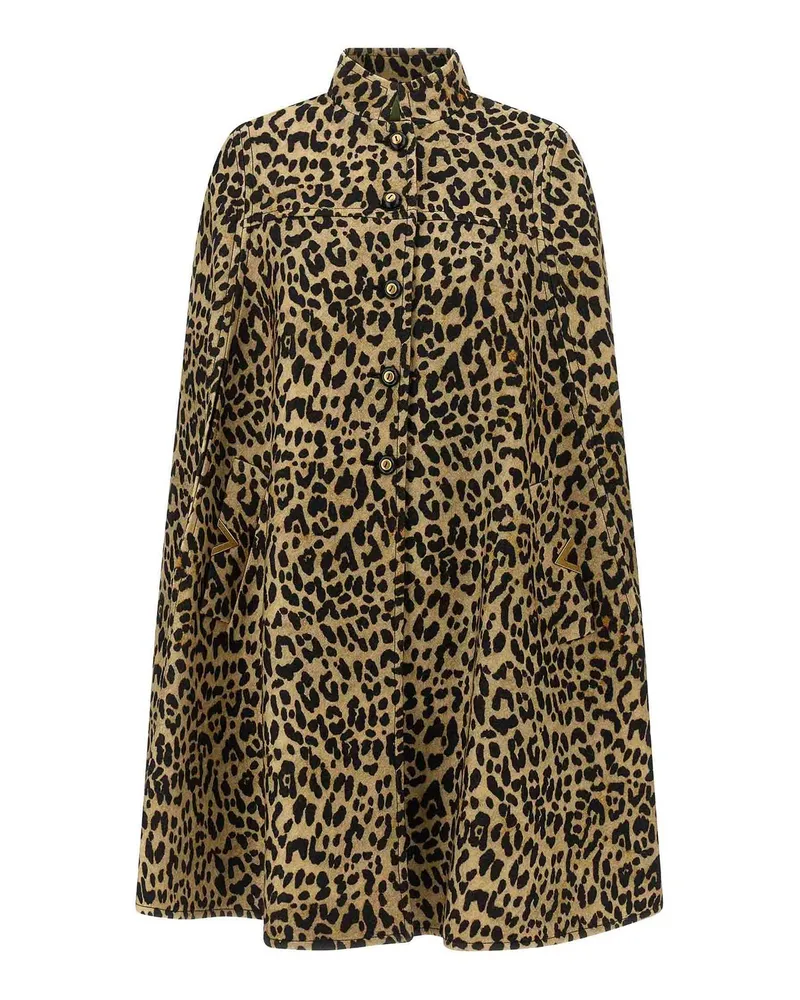 Valentino Garavani Cape - Braun Animal