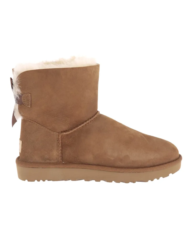 UGG Mini Bailey Bow II booties Hellbraun