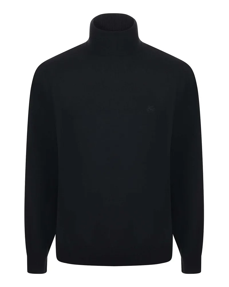 Etro Rollkragenpullover - Schwarz Schwarz