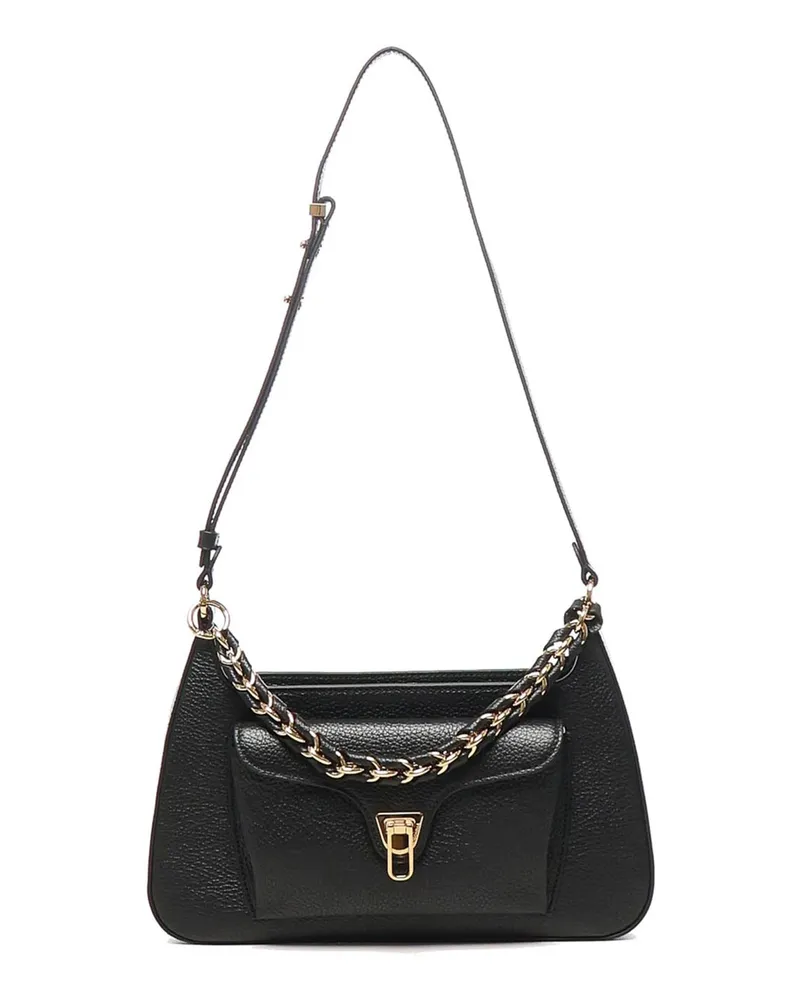 Coccinelle Schultertasche - Schwarz Schwarz