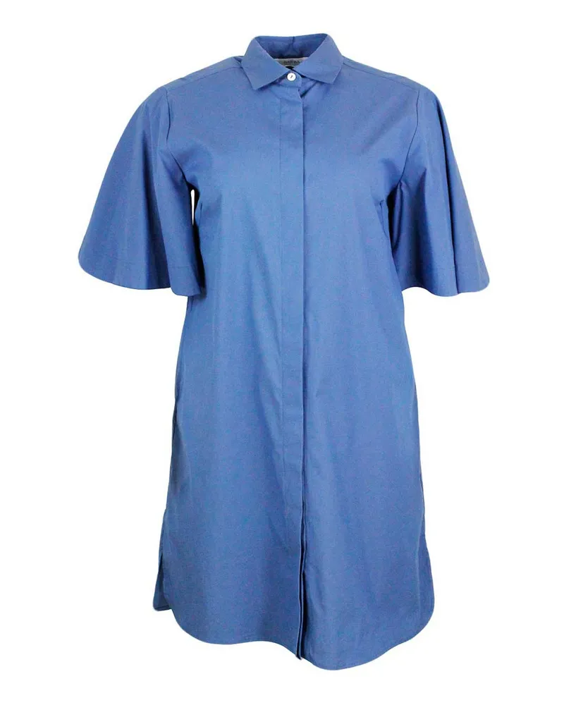 BARBA Knielanges Kleid - Hellblau Hellblau