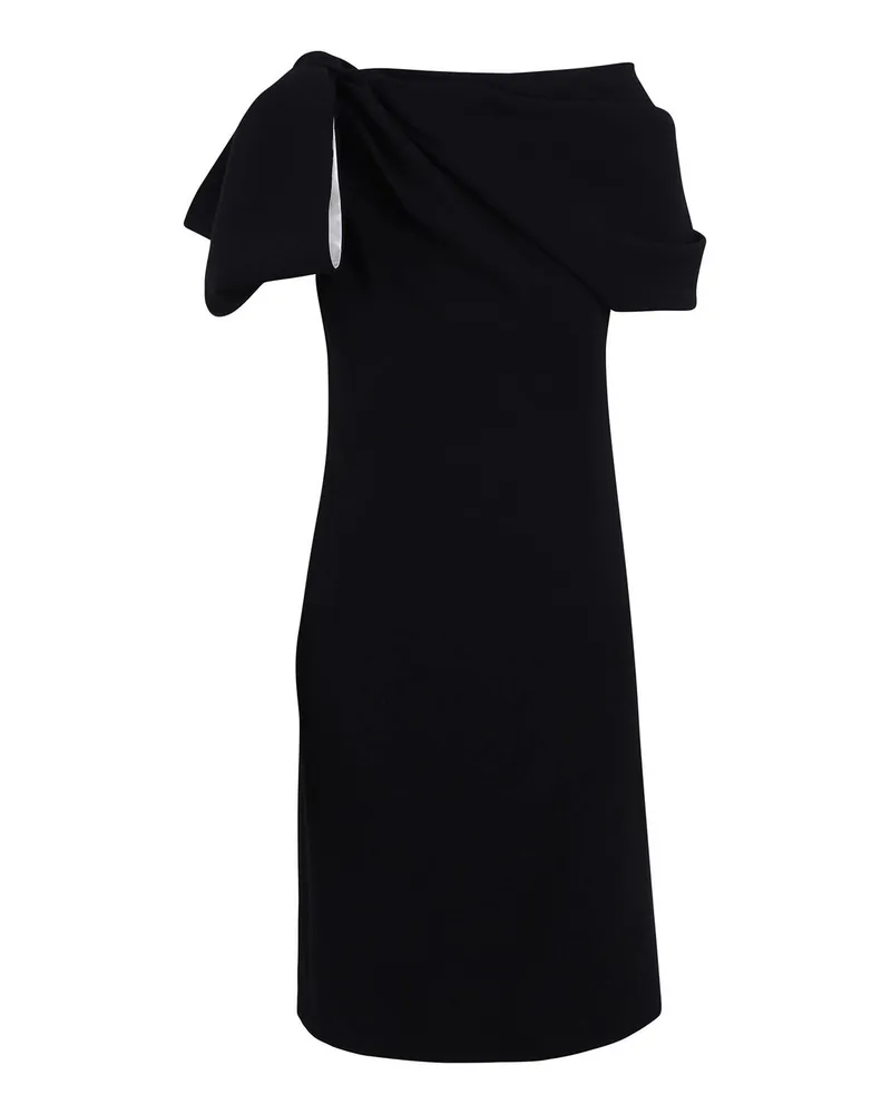 Max Mara Knielanges Kleid - Schwarz Schwarz