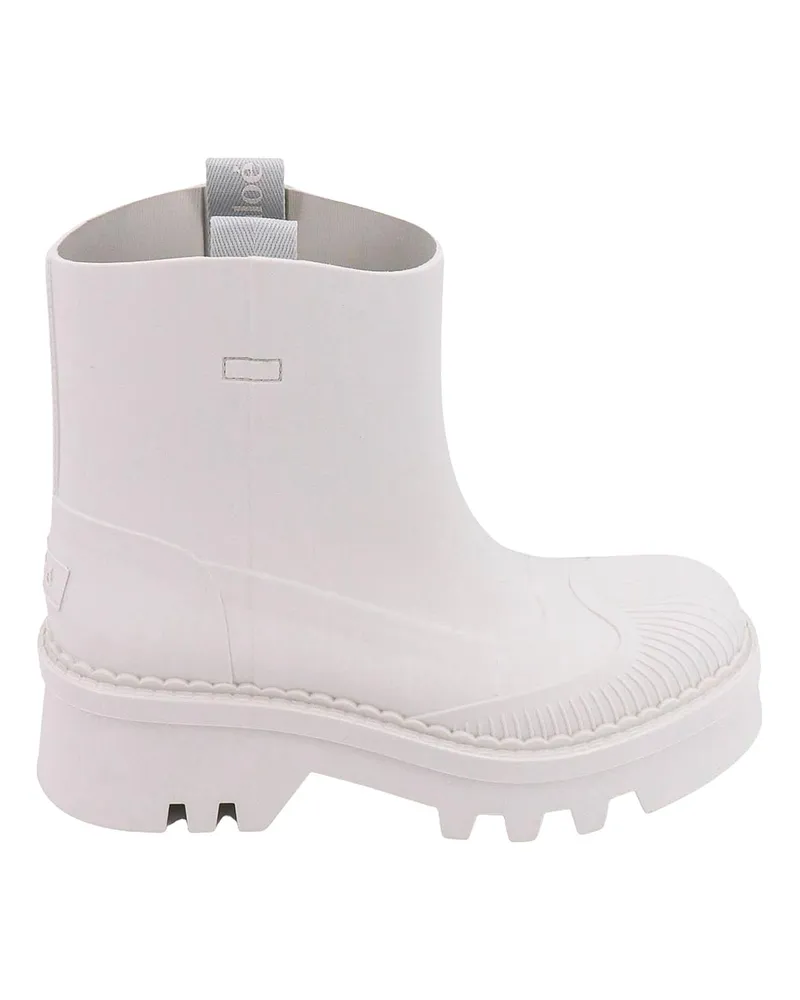 Chloé Mules - Weiß Weiß