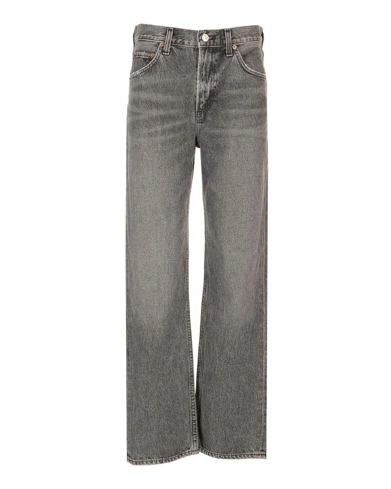 AGOLDE Straight Leg Jeans - Grau Grau