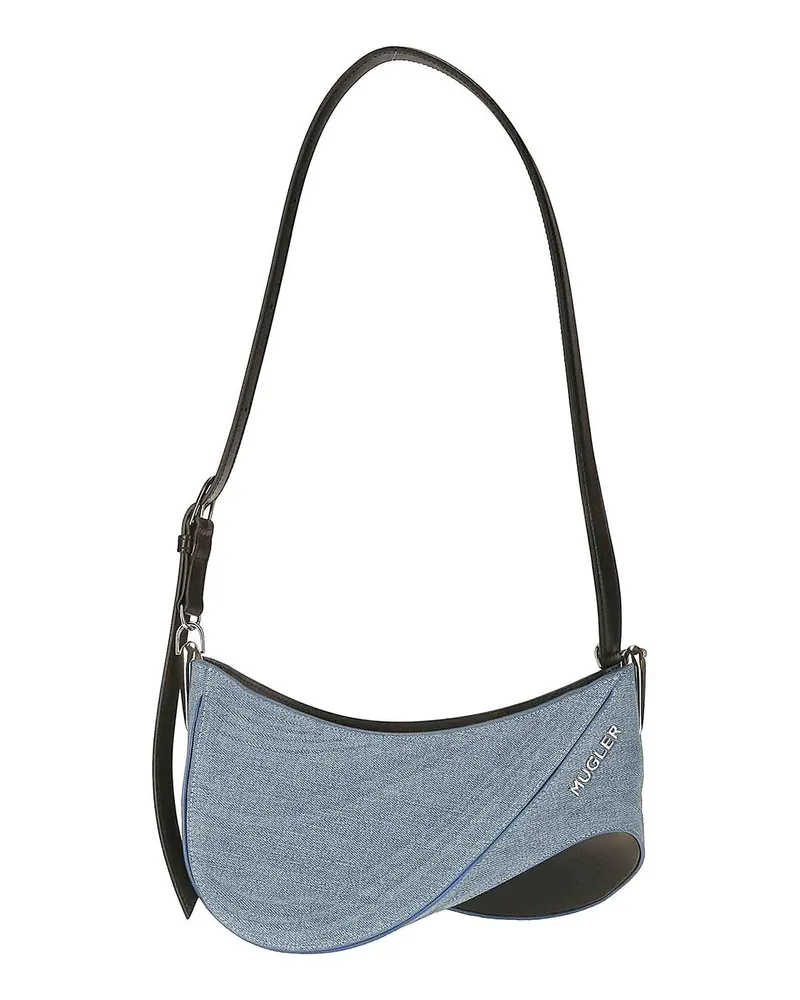 Thierry Mugler Schultertasche - Jeansblau Jeansblau