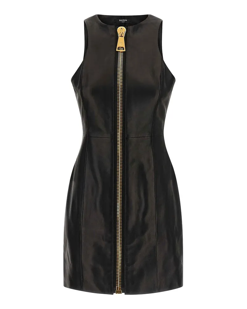 Balmain Rundhalspullover - Schwarz Schwarz