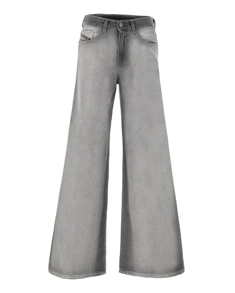 Diesel Straight Leg Jeans - Schwarz Schwarz