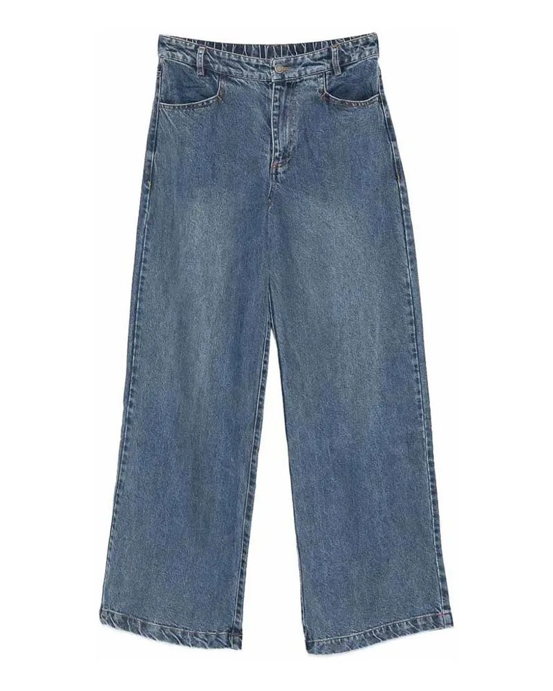 Xírena Straight Leg Jeans - Blau Blau