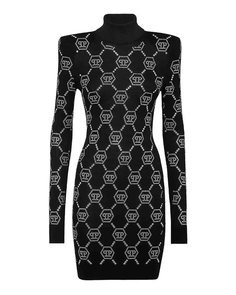 Philipp Plein Kurzes Kleid - Schwarz Schwarz