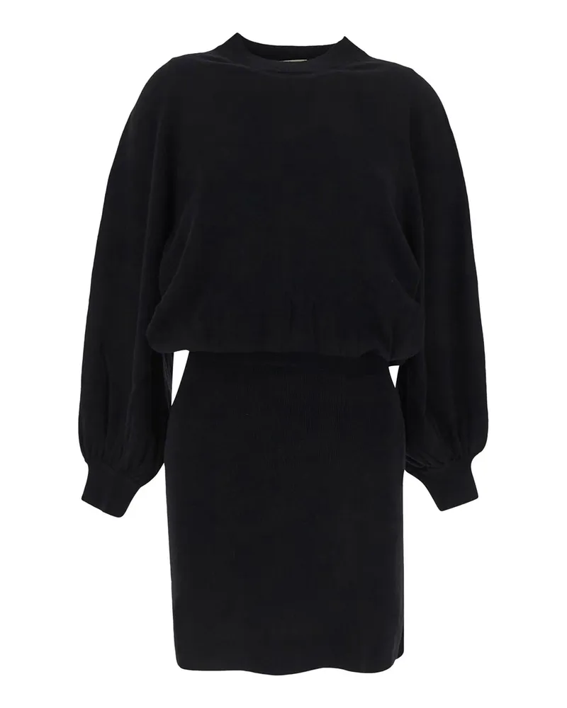 Semicouture Kurzes Kleid - Schwarz Schwarz