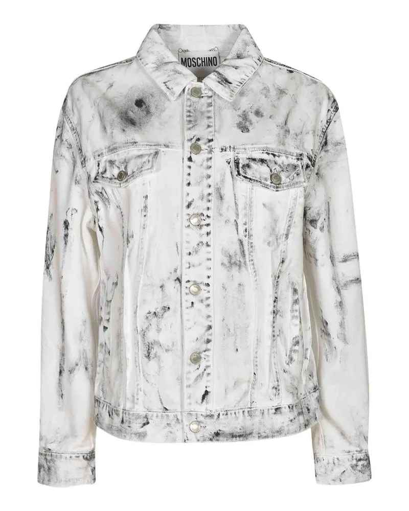 Moschino Jeansjacke - Hellgrau Hellgrau