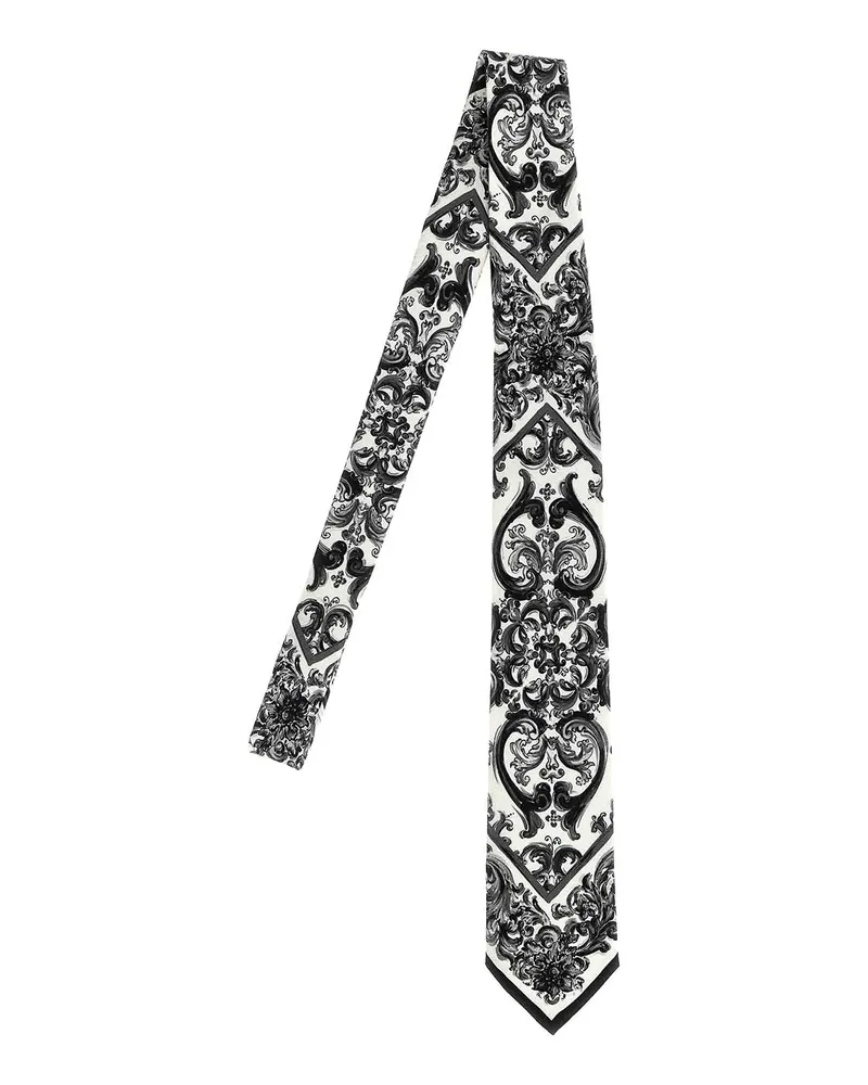 Dolce & Gabbana Krawatte - Weiß Weiß