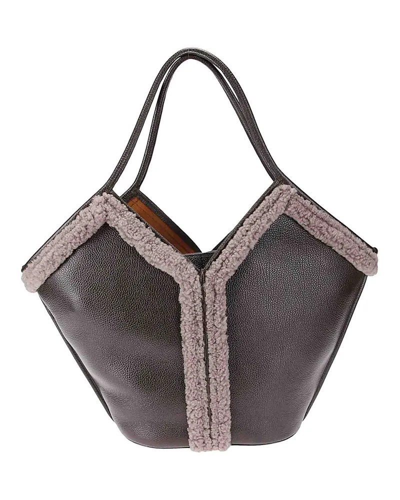 HEREU Clutch - Dunkelbraun Dunkelbraun