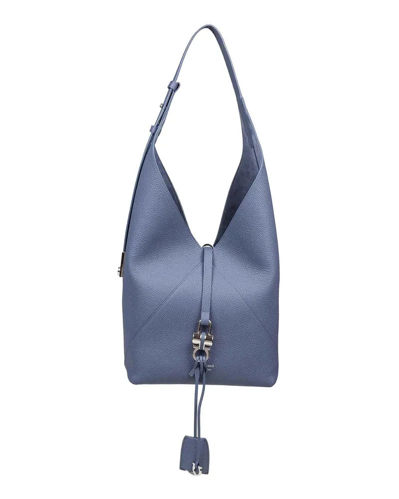 Ferragamo Schultertasche - Blau Blau