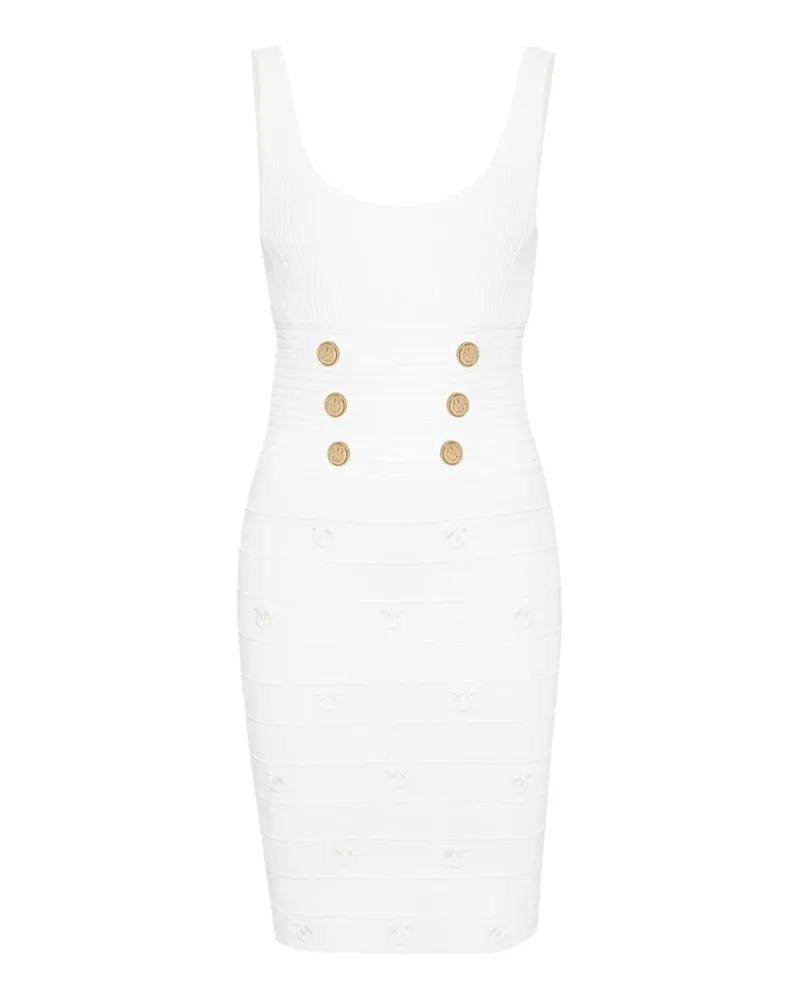 Pinko Knielanges Kleid - Weiß Weiß