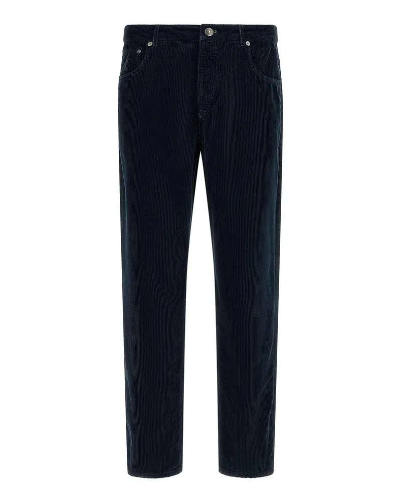 Brunello Cucinelli Casual Hose - Blau Blau