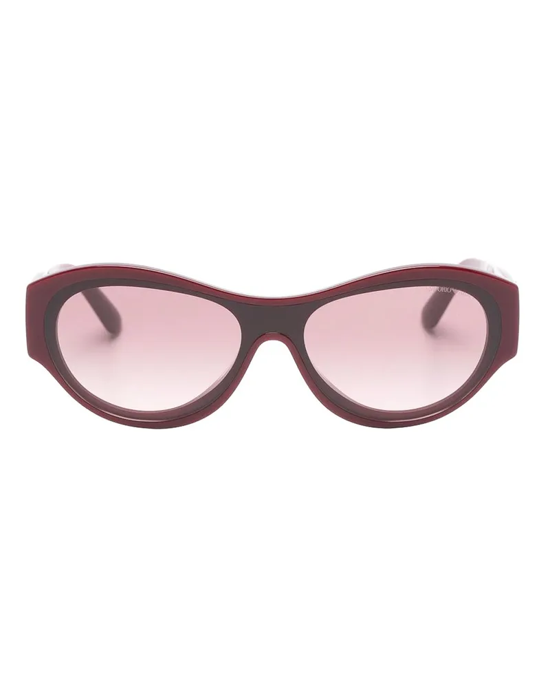 Emporio Armani Sonnenbrille - Dunkelrot Dunkelrot