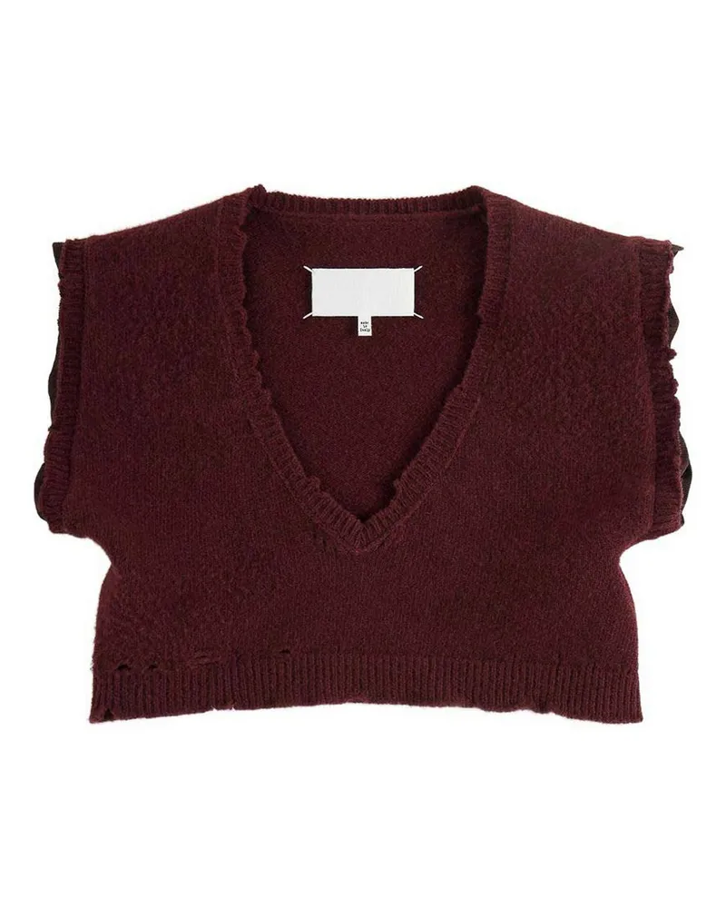 Maison Margiela Top - Bordeaux Dunkelrot