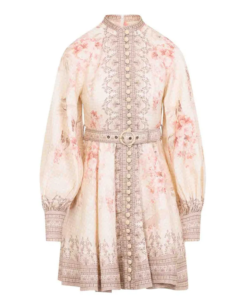 Zimmermann Kurzes Kleid - Hellrot Hellrot