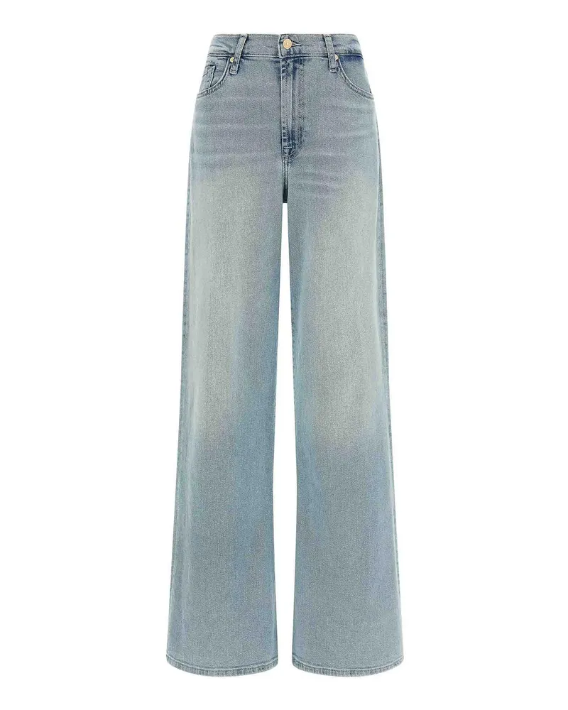 7 for all mankind Straight Leg Jeans - Hellblau Hellblau