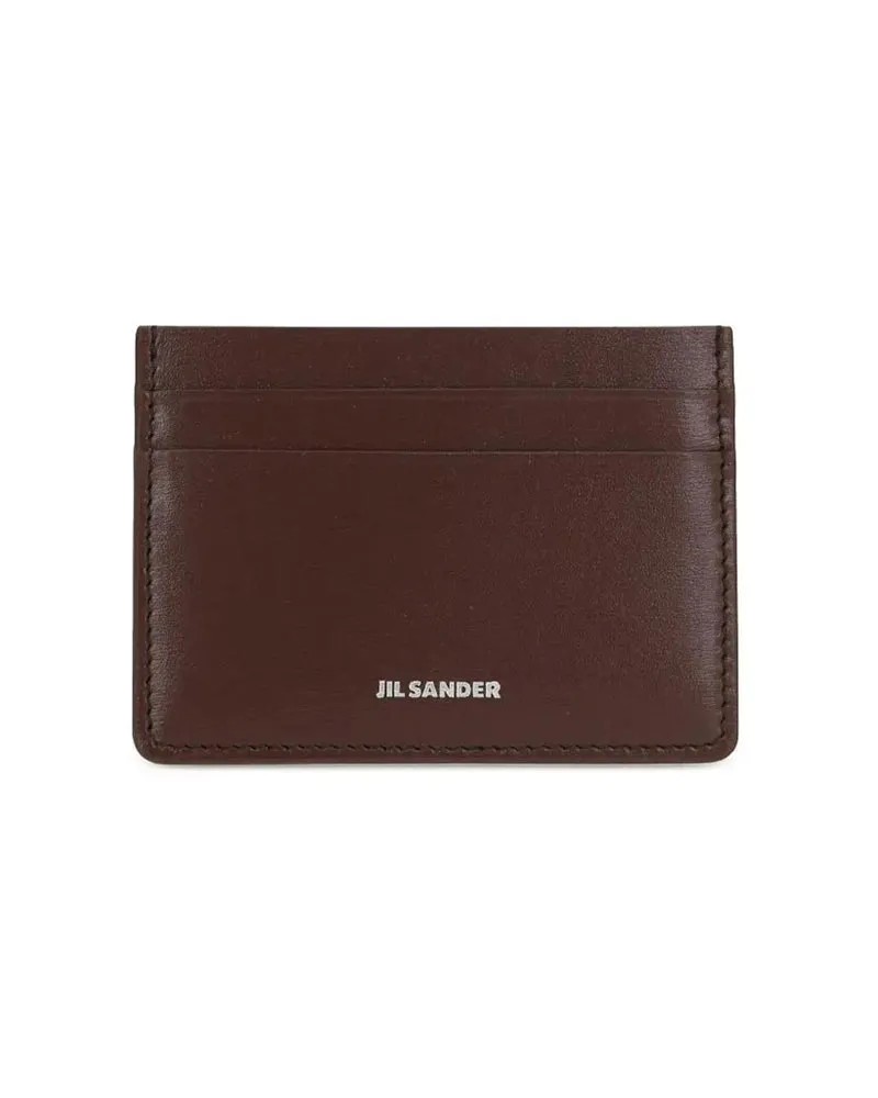 Jil Sander Portemonnaie - Dunkelrot Dunkelrot