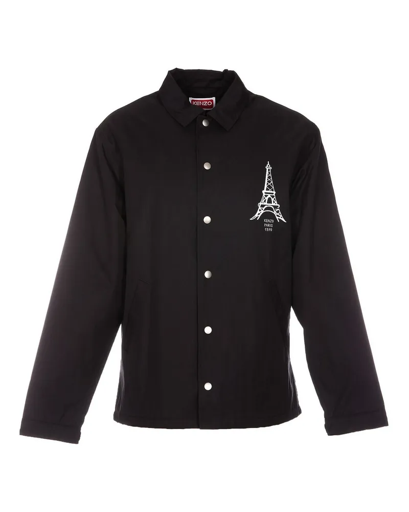 Kenzo Casualjacke - Schwarz Schwarz