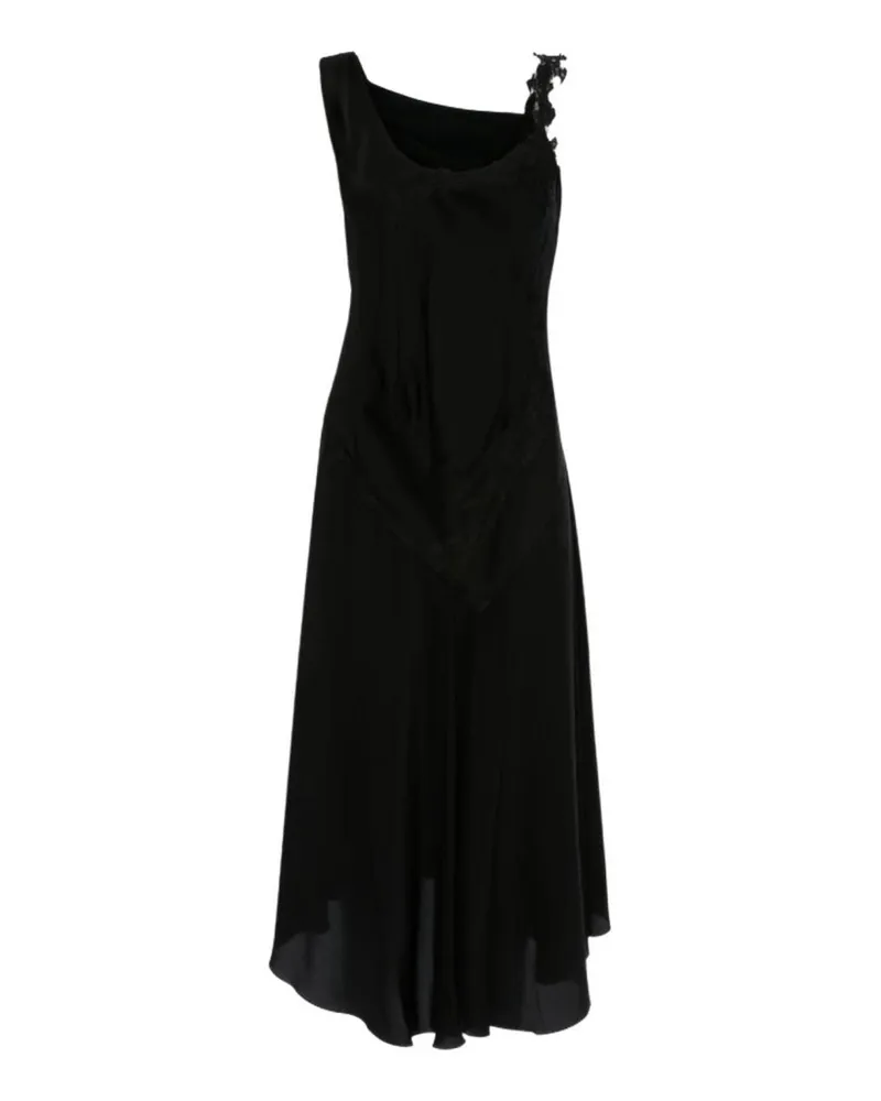Victoria Beckham Knielanges Kleid - Schwarz Schwarz
