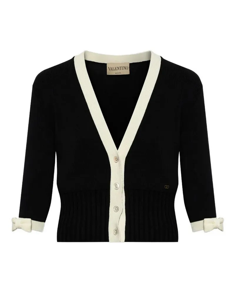 Valentino Garavani Cardigan - Schwarz Schwarz
