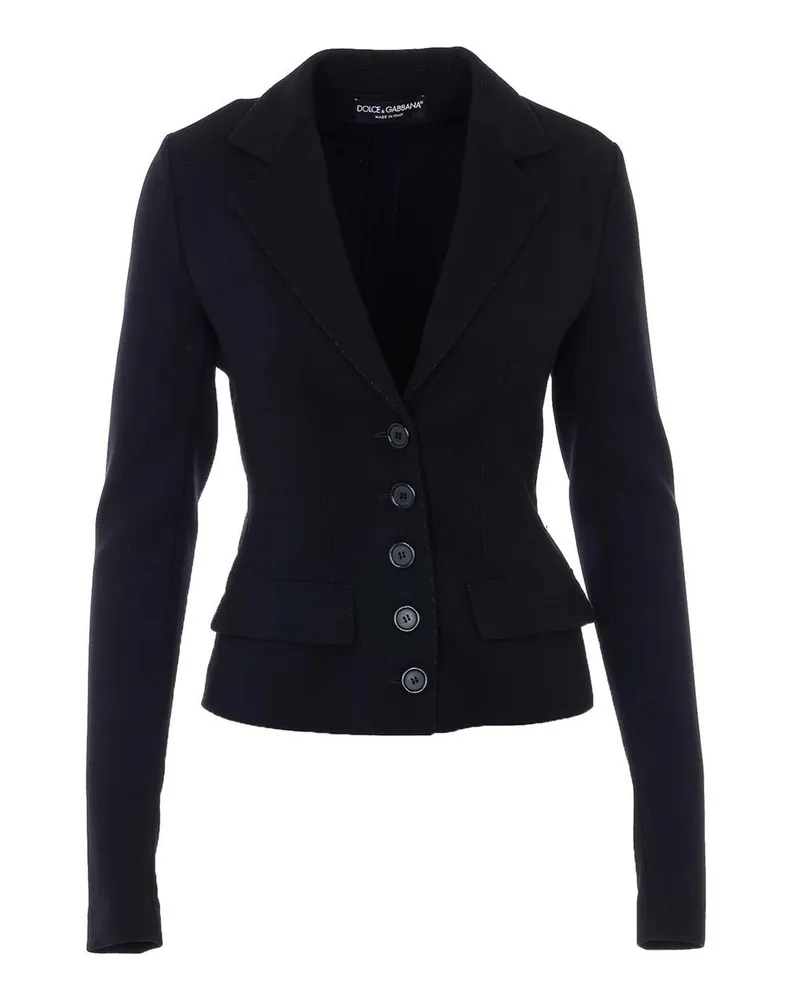 Dolce & Gabbana Casualjacke - Schwarz Schwarz