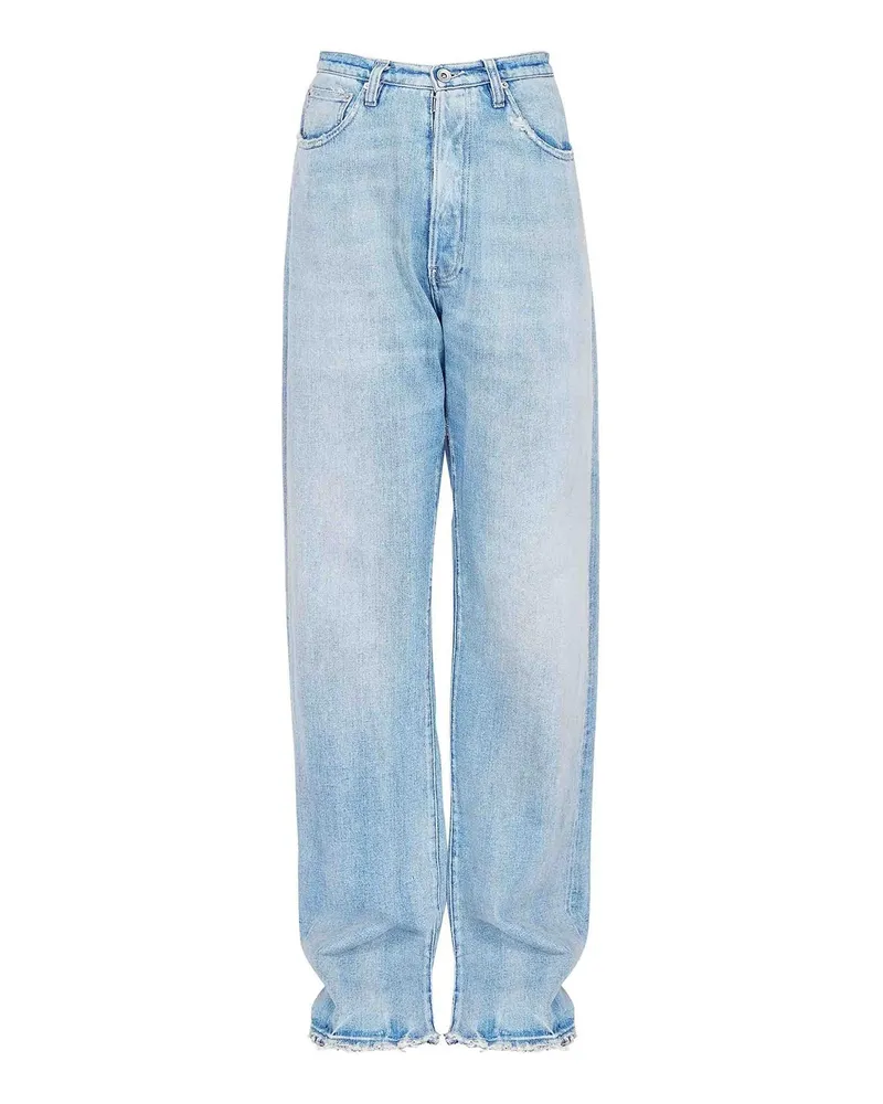 Maison Margiela Straight Leg Jeans - Blau Blau