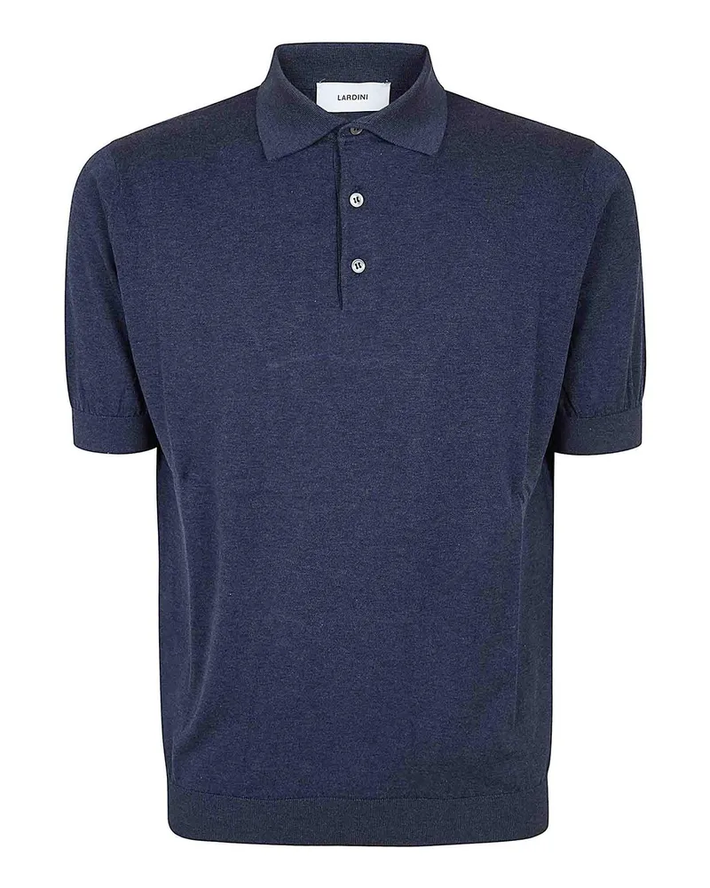 LARDINI Poloshirt - Blau Blau